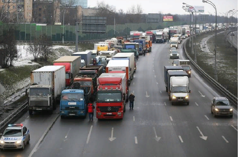 пробки на дорогах